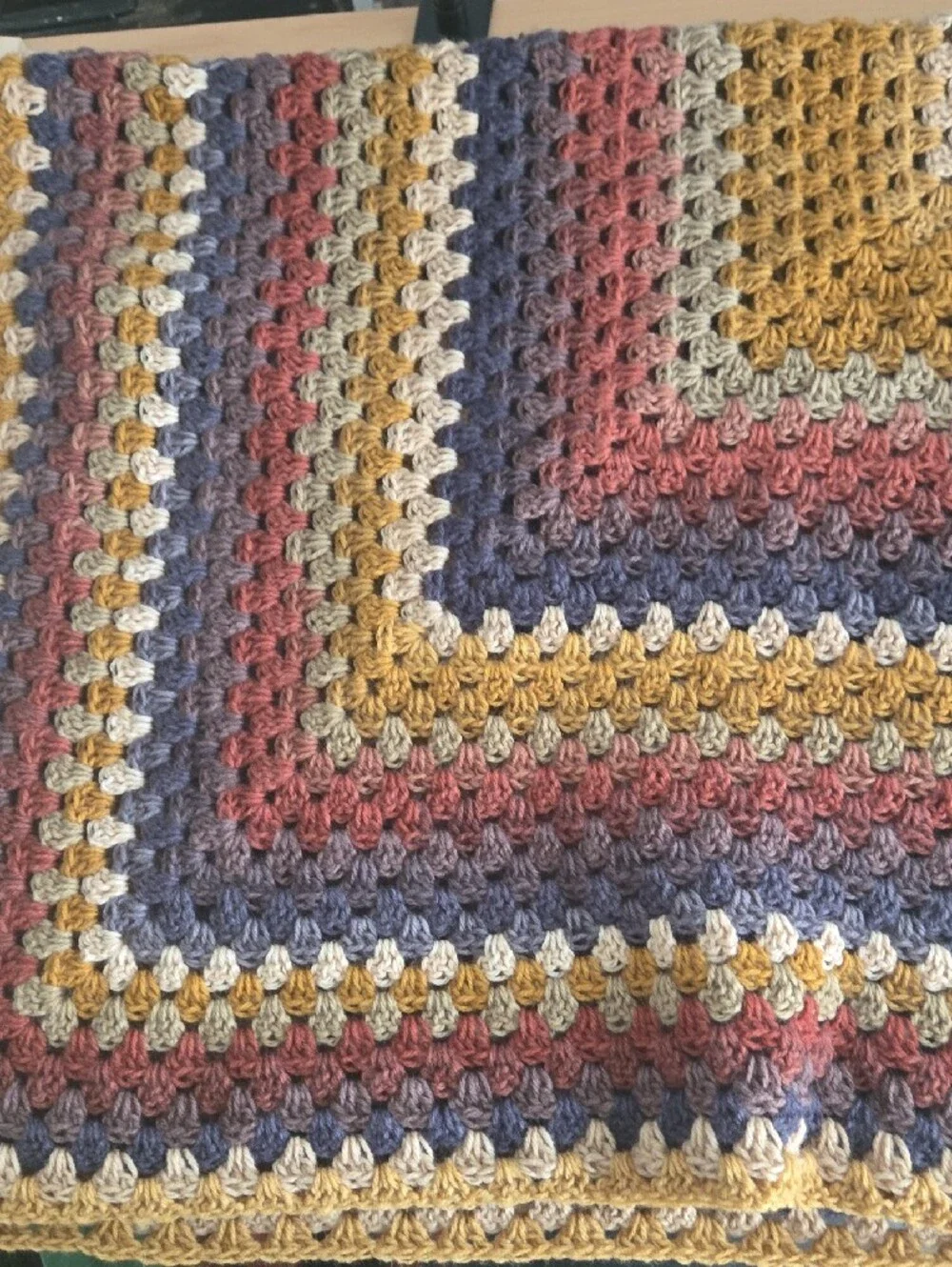 Handmade Crochet Throw - Picture 3 of 4